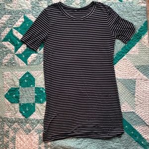 H&M striped t shirt dress
